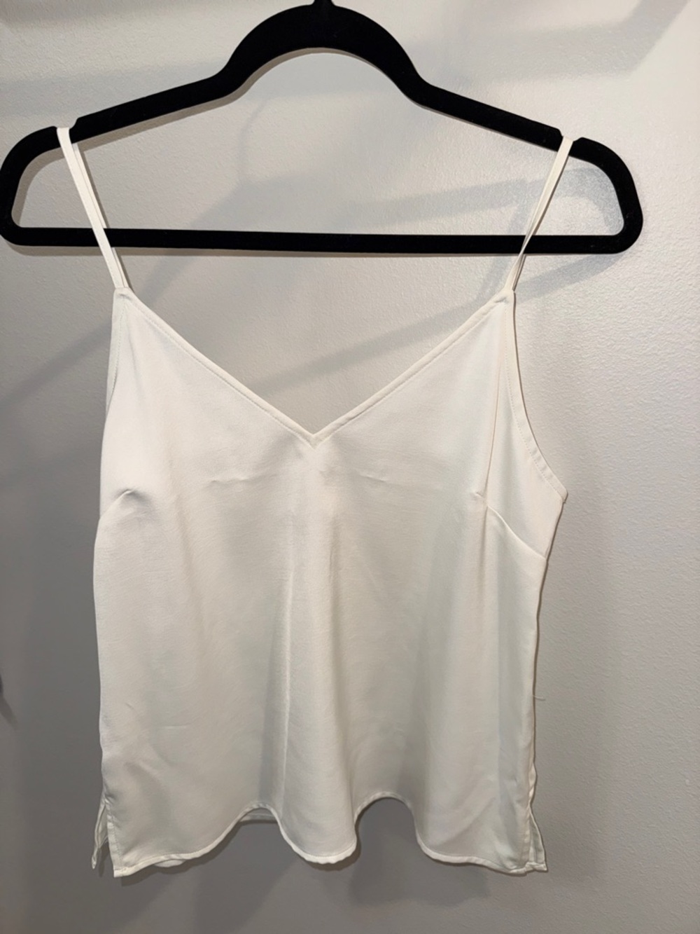 a new day White V-Neck Satin Cami Top